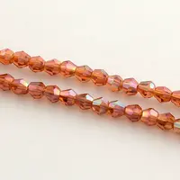Electroplate Glass Bead Strands
