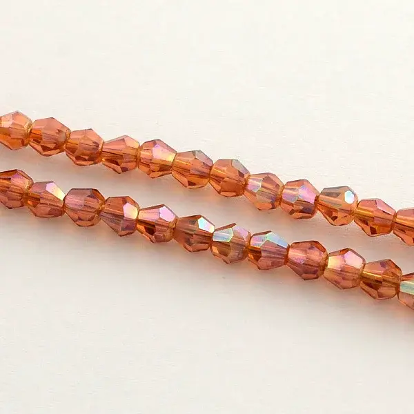 Electroplate Glass Bead Strands