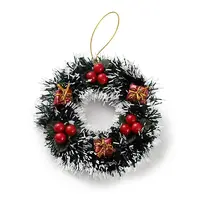 Christmas Wreath PVC Pendant Decorations