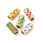 304 Stainless Steel Enamel European Beads