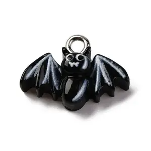 Halloween Theme Opaque Resin Pendants