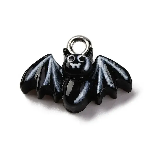 Halloween Theme Opaque Resin Pendants