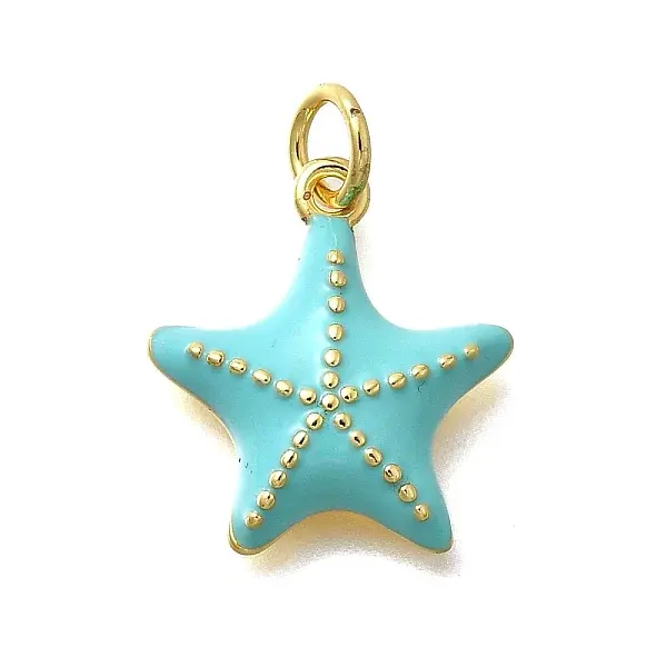 Brass Enamel Pendants