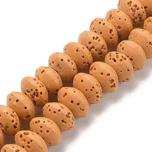 Synthetic Lava Rock Beads Strands