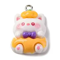 Halloween Theme Opaque Resin Pendants