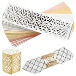 90Pcs 3 Colors Paper Napkin Rings