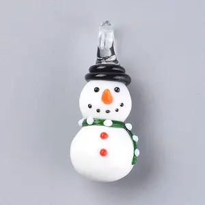 Christmas Handmade Lampwork Pendants