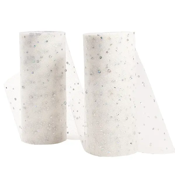 Glitter Sequin Deco Mesh Ribbons