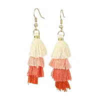 Colorful Tassel Pendants Dangle Earrings for Women