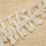 Electroplate Gemstone Natural Quartz Crystal Beads Strands
