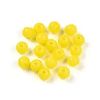 Opaque Solid Color Glass Beads