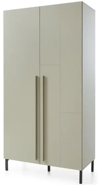 Dvoudveřová šatní skříň raquel - zelená