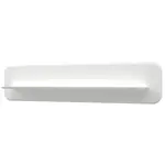 Nástěnná police gendry - bílá