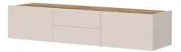 Závěsný tv stolek 176 ambrosia - béžová/dub tobacco