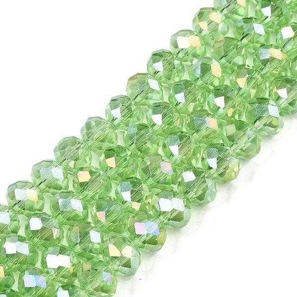 Electroplate Glass Beads Strands