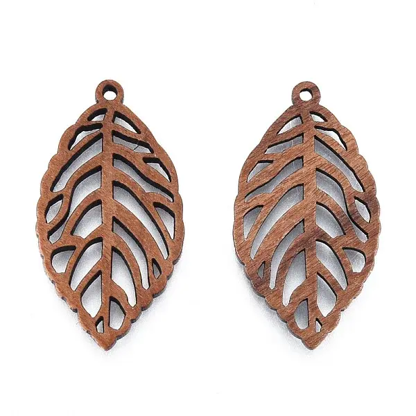 Natural Walnut Wood Pendants