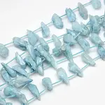Electroplate Gemstone Natural Quartz Crystal Beads Strands