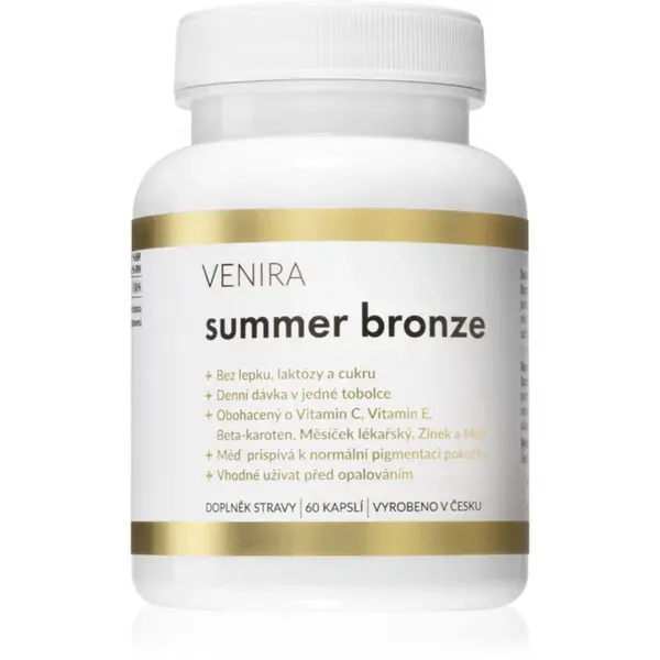 Venira Summer bronze kapsle pro krásné opálení a zdravou pokožku 60 cps