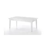 Konferenčný stolík, dtd fóliovaná / mdf lakovaná, biela, paris