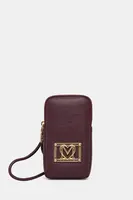 Obal na telefon Love Moschino vínová barva, JC5607PP1NLI0552