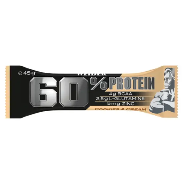 WEIDER 60% Protein bar příchuť cookies cream 45 g