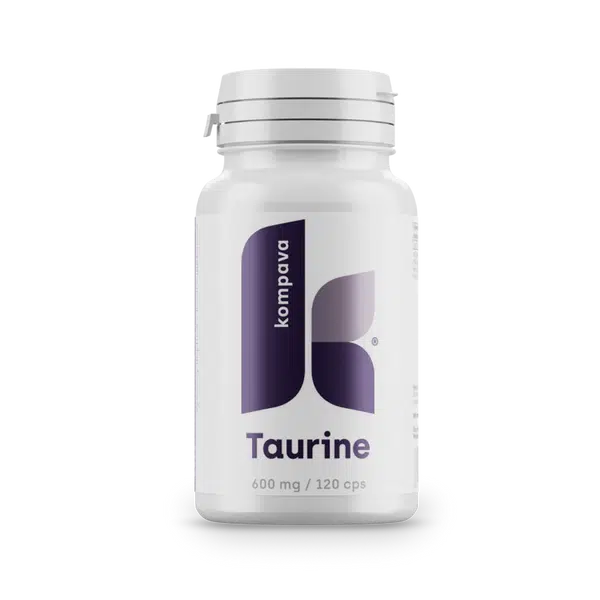 KOMPAVA Stimulant Taurin 600 mg/120 kapslí