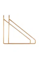 Podpěry polic House Doctor HDApar 25,5 x 25 cm 2-pack žlutá barva