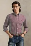 Košile Polo Ralph Lauren pánská, zelená barva, regular, s límečkem button-down, 710929346