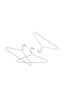 Sada věšáků HAY Colour Hanger 23 x 43 cm 3-pack šedá barva