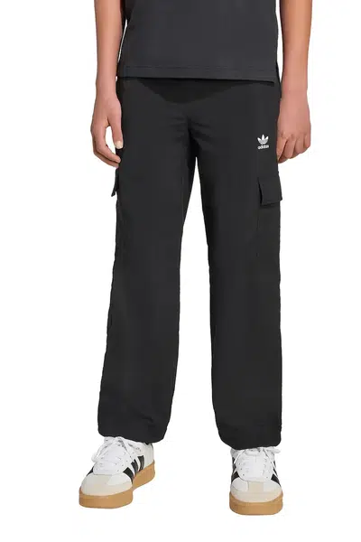 Dětské kalhoty adidas Originals černá barva, JX2786