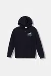 Dětská mikina Puma MID90s Full-Zip FL B tmavomodrá barva, s kapucí, vzorovaná, 688469