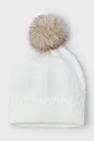 Dětská čepice Mayoral béžová barva, 10075