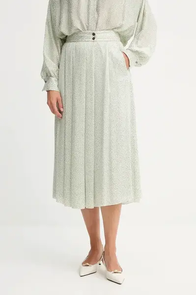 Sukně z hedvábné směsi Forte Forte