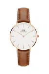 Hodinky Daniel Wellington hnědá barva, DW00100172