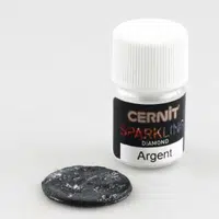 Efektový prášek Cernit 5g – Diamond Silver