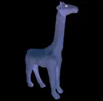 Žirafa z papírové hmoty, velká 28cm