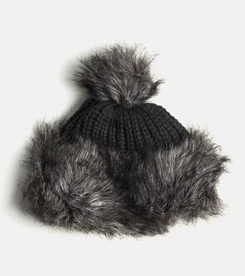 Gemre Gray hat with pompom Leola
