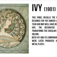 Magnet Alfons Mucha - Ivy