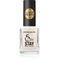 Dermacol 5 Day Stay Extreme Pearl lak na nehty s perleťovým leskem odstín 1 11 ml