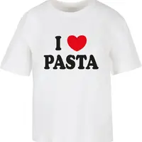 Women's T-shirt Pasta LOVE white