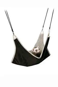 Závěsná houpačka pro fretky s kožešinou 45x45cm Trixie