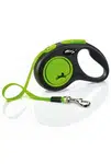 Vodítko Flexi Neon S pásek 5m/15kg černá/zelená new