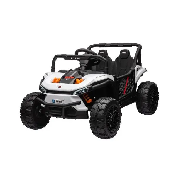 Elektrické autíčko UTV Small 12V, biele, Pohon zadných kolies, 12V batéria