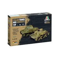 Model Kit tank 25768 - Italian tanks and semoventi (1:56)