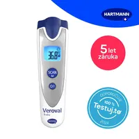 Teploměr Veroval Baby bezdotykový infračervený stříbrný