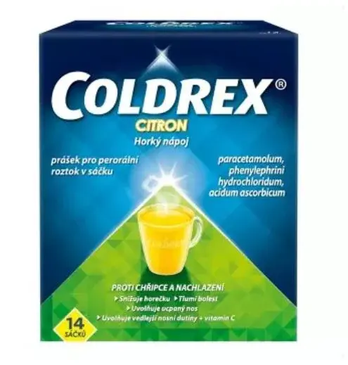 Coldrex Horký nápoj Citron 14 sáčků