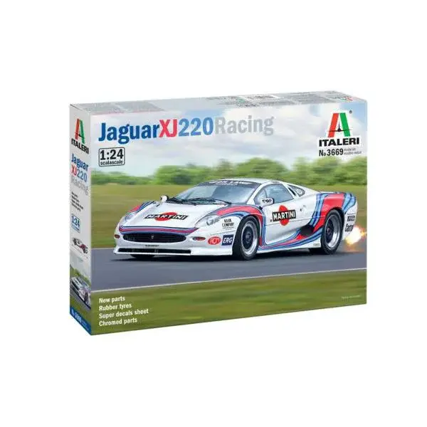 Model Kit auto 3669 - Jaguar XJ 220 Race Car (1:24)