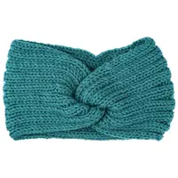 Pohodlná pletená čelenka Elefo, zelená