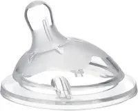 CHICCO Cumlík na fľašu Natural Feeling stredný prietok 2m+