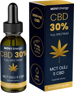 MOVIT ENERGY CBD 30% Full Spectrum MCT olej 10 ml